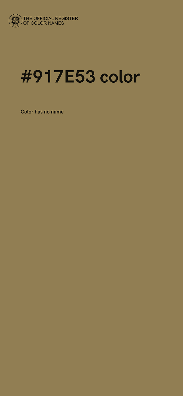 #917E53 color image