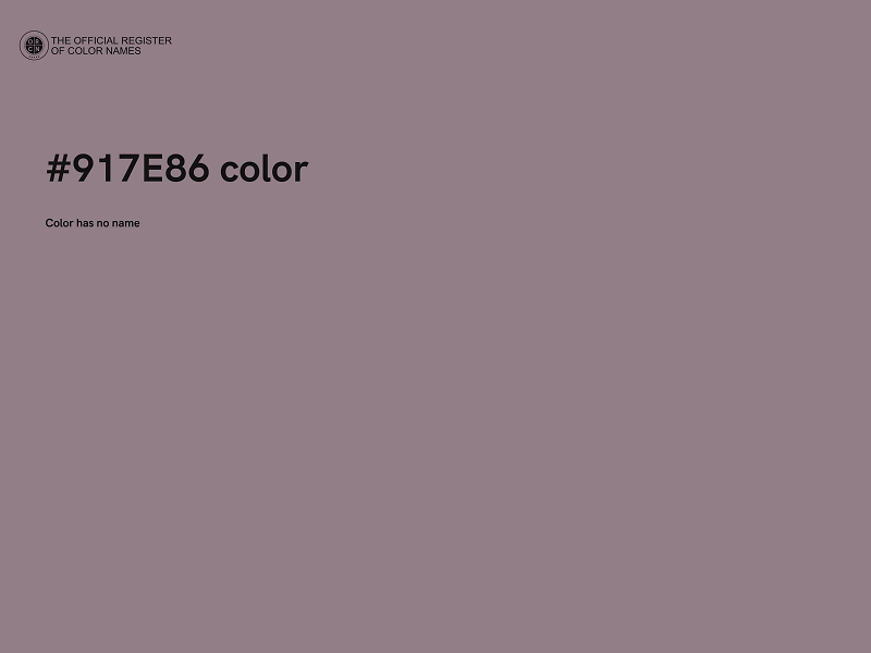 #917E86 color image