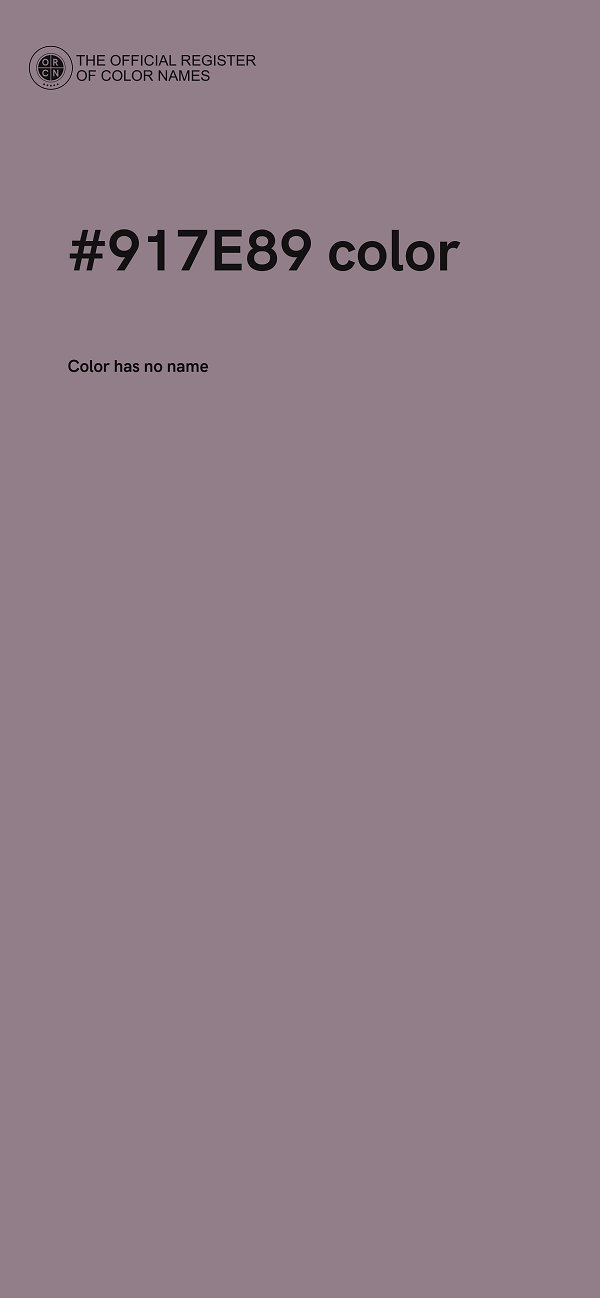 #917E89 color image