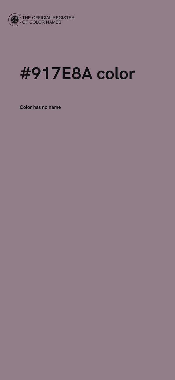 #917E8A color image