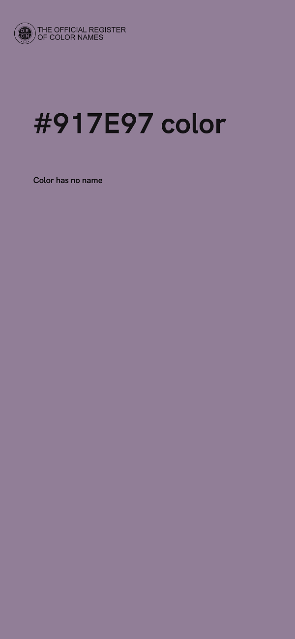#917E97 color image