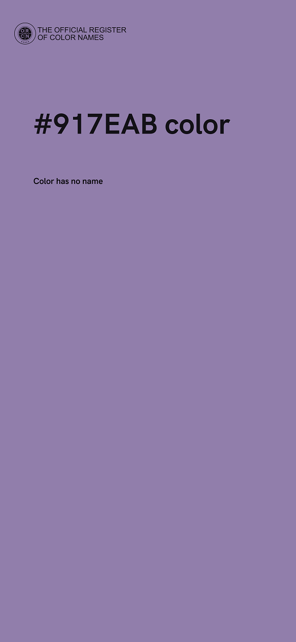 #917EAB color image