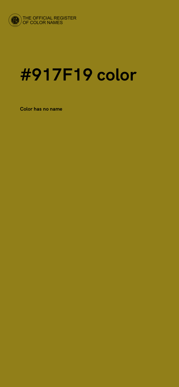 #917F19 color image