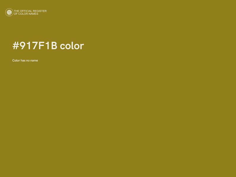 #917F1B color image