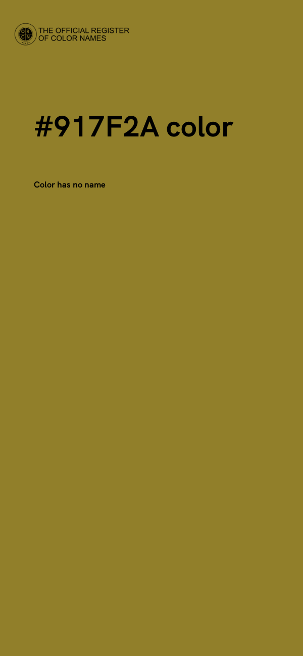 #917F2A color image
