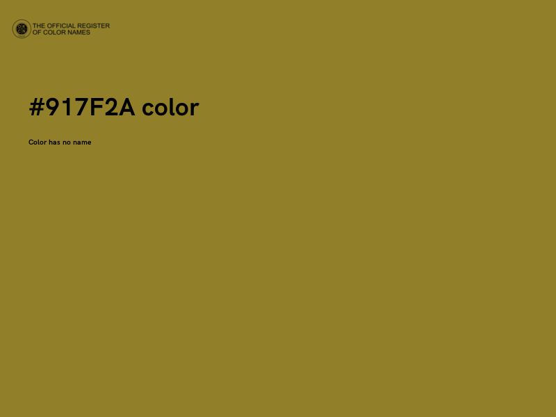 #917F2A color image