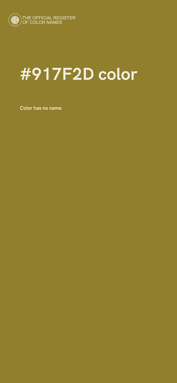 #917F2D color image