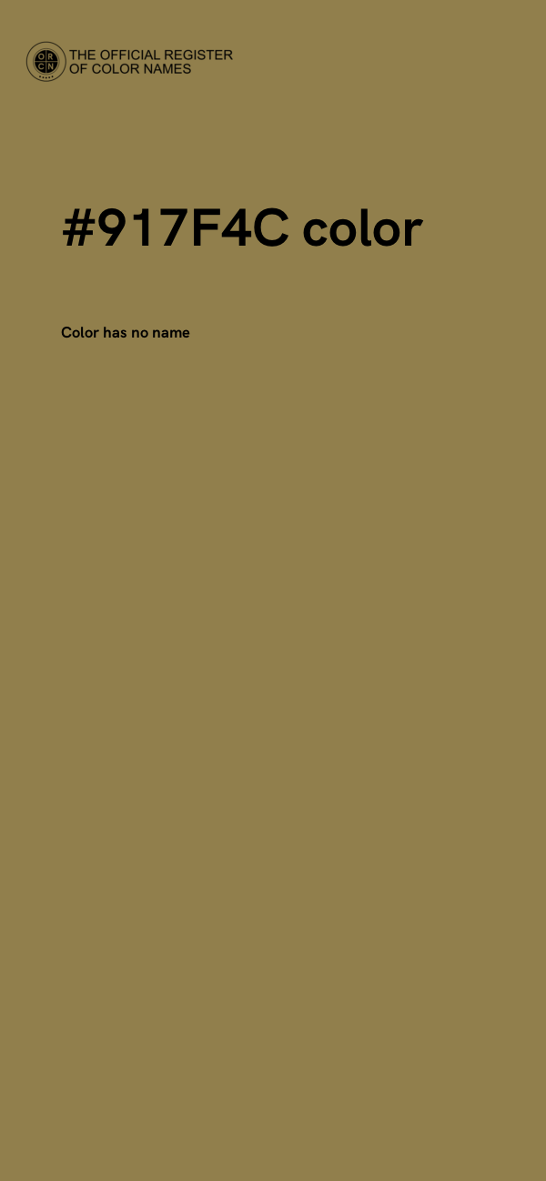 #917F4C color image