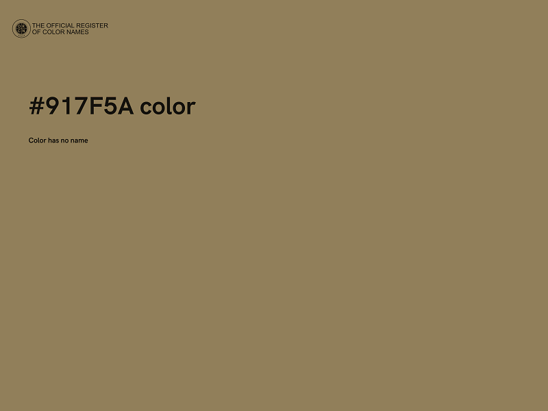 #917F5A color image