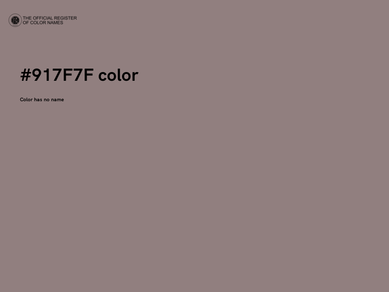#917F7F color image
