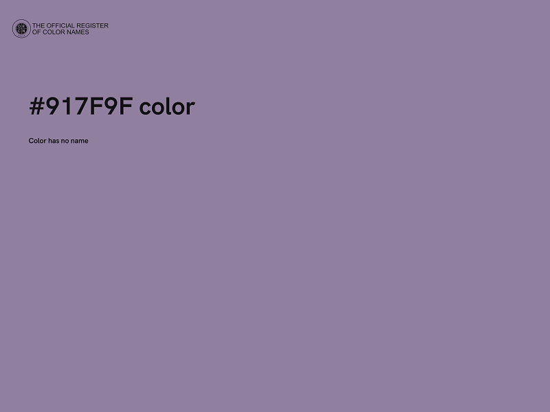 #917F9F color image