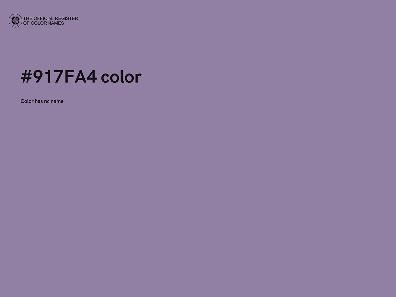 #917FA4 color image