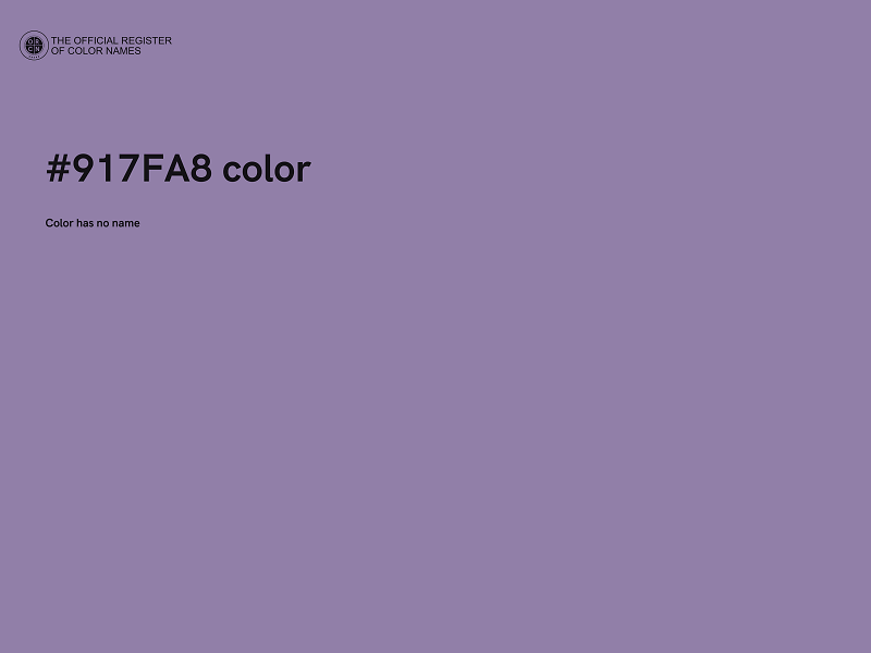 #917FA8 color image