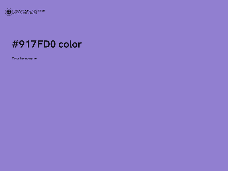 #917FD0 color image