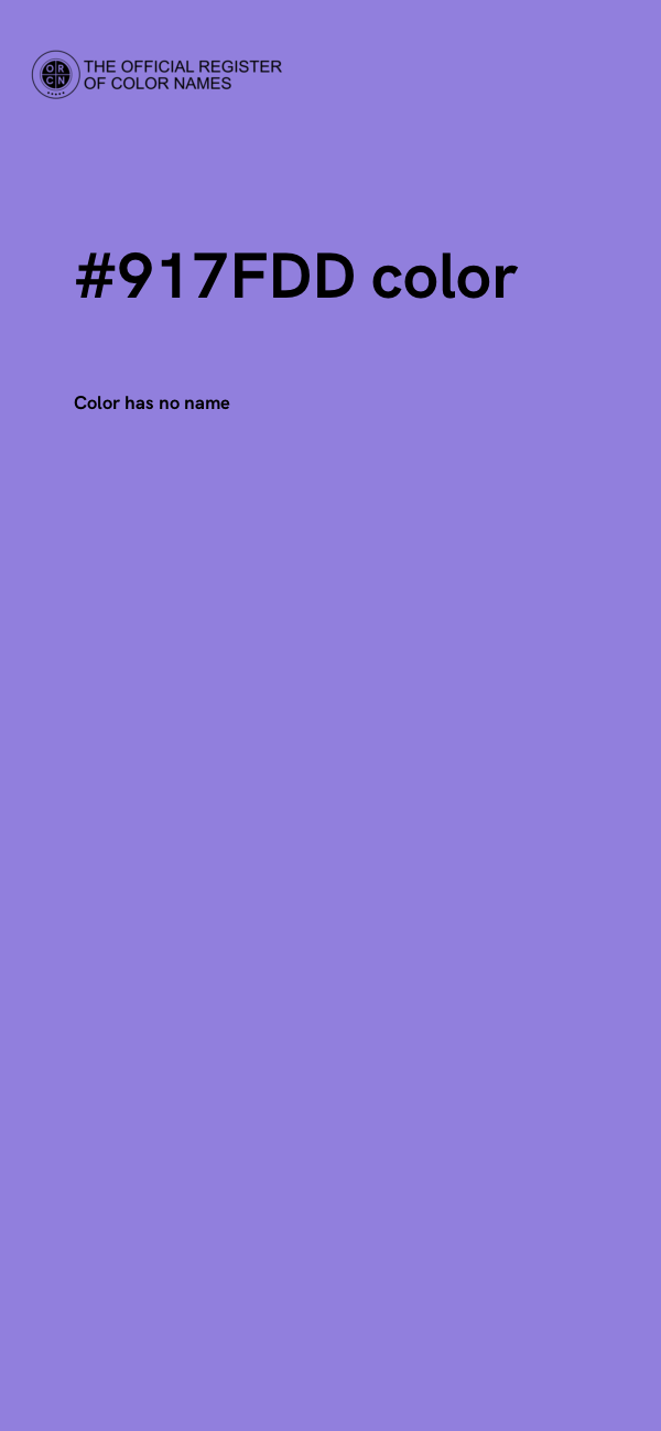 #917FDD color image
