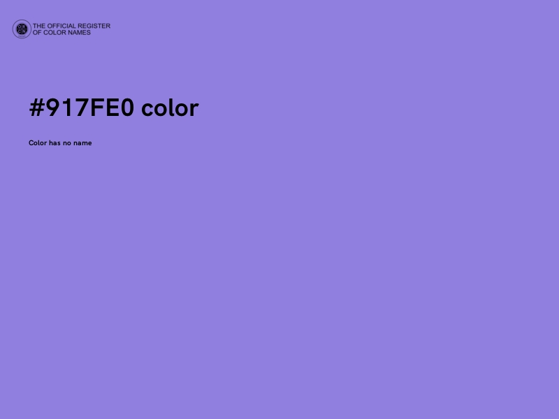 #917FE0 color image