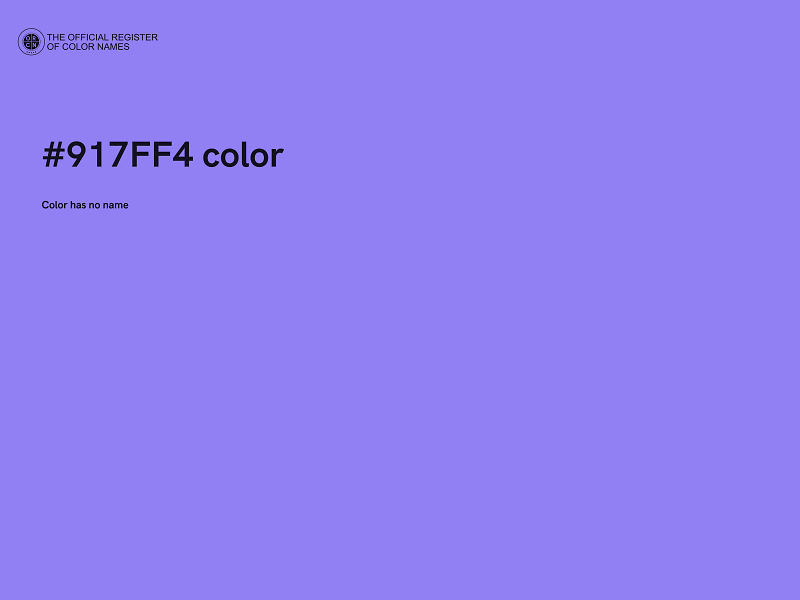 #917FF4 color image