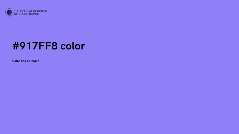 #917FF8 color image