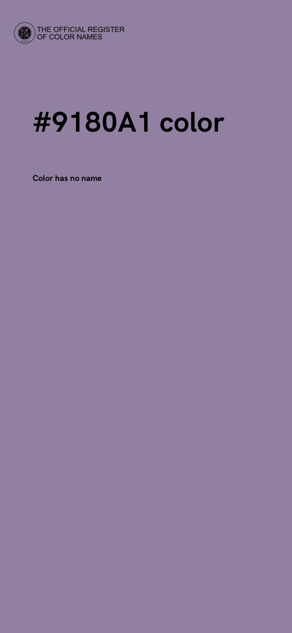 #9180A1 color image