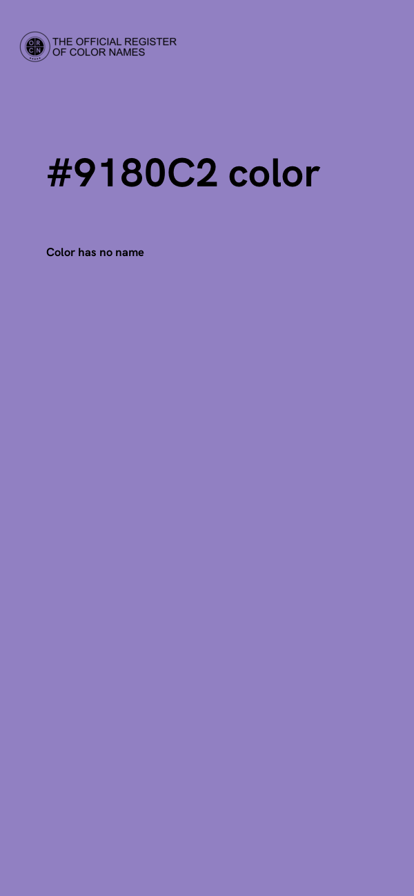 #9180C2 color image