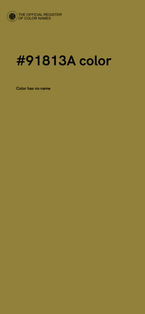 #91813A color image
