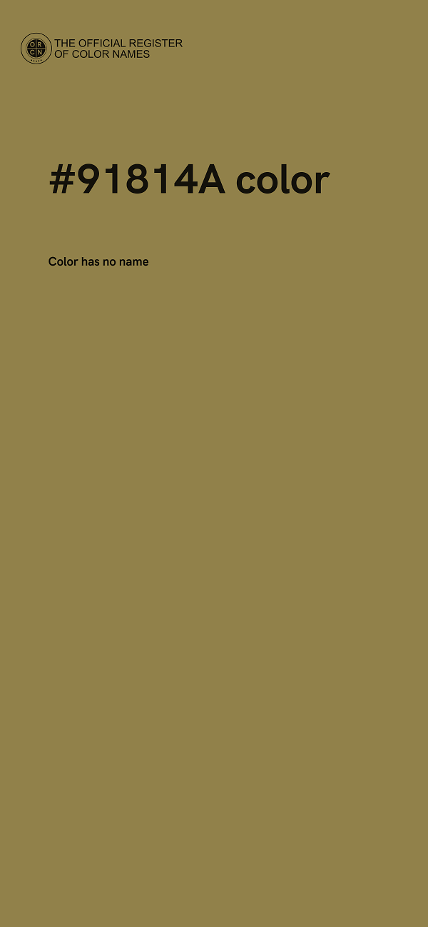 #91814A color image