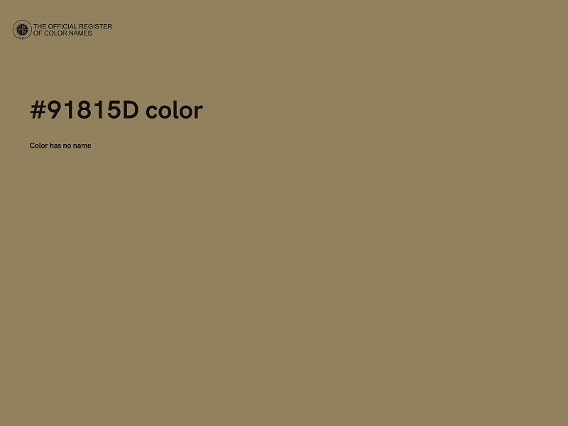 #91815D color image