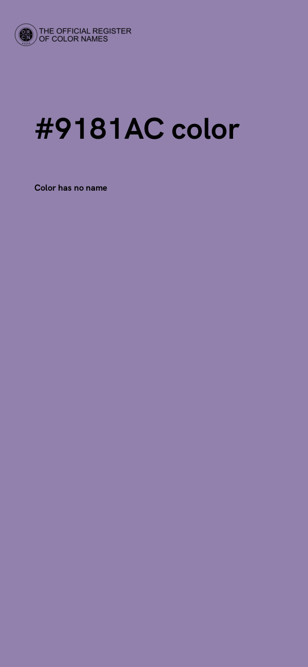 #9181AC color image
