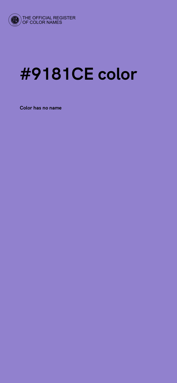 #9181CE color image