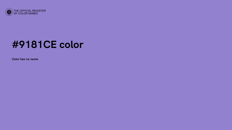 #9181CE color image