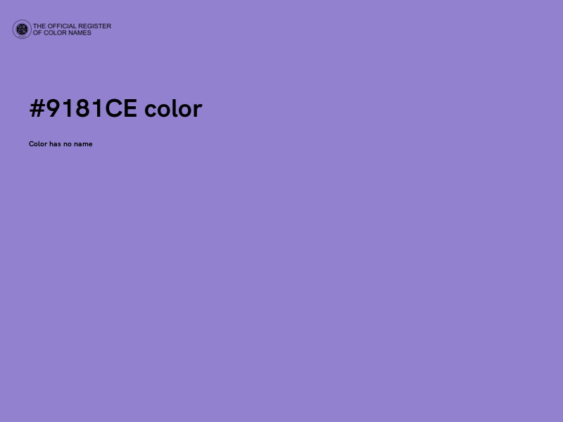 #9181CE color image