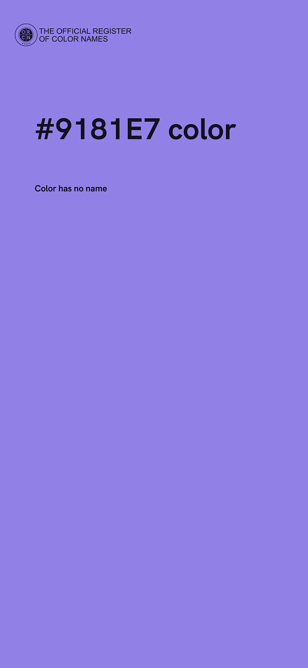 #9181E7 color image