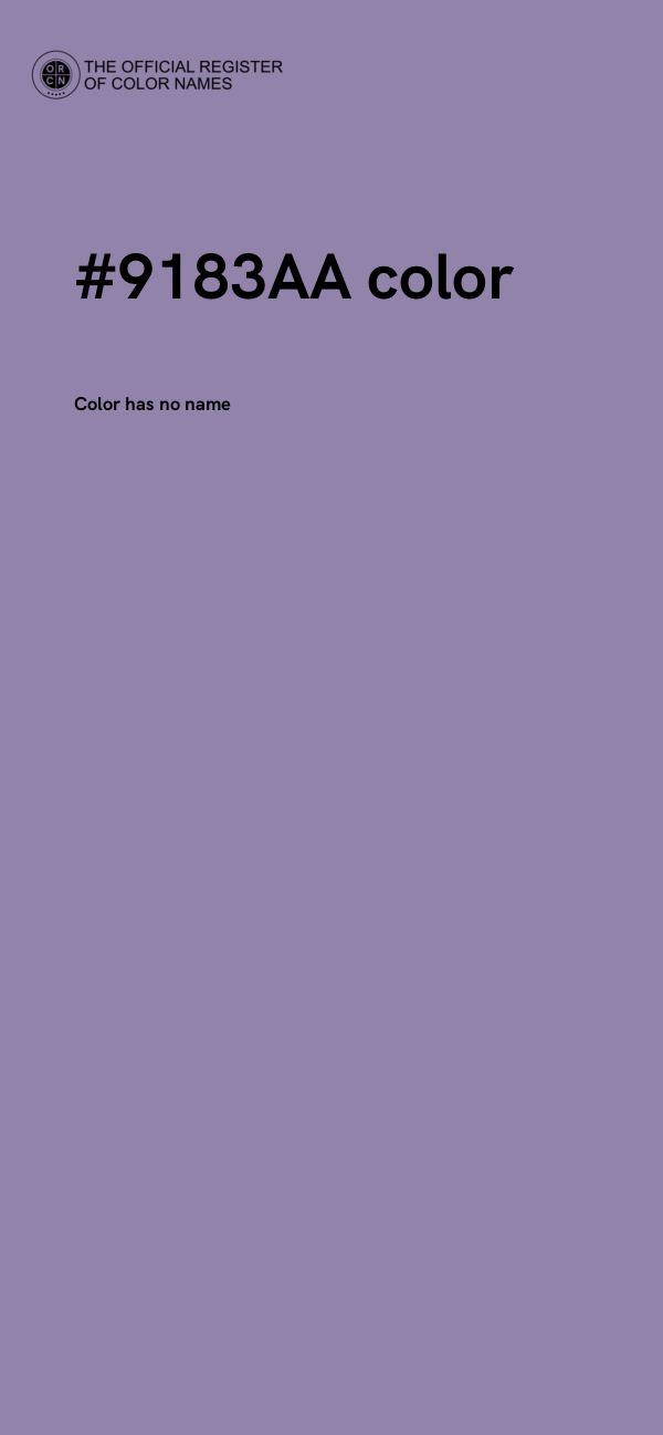 #9183AA color image