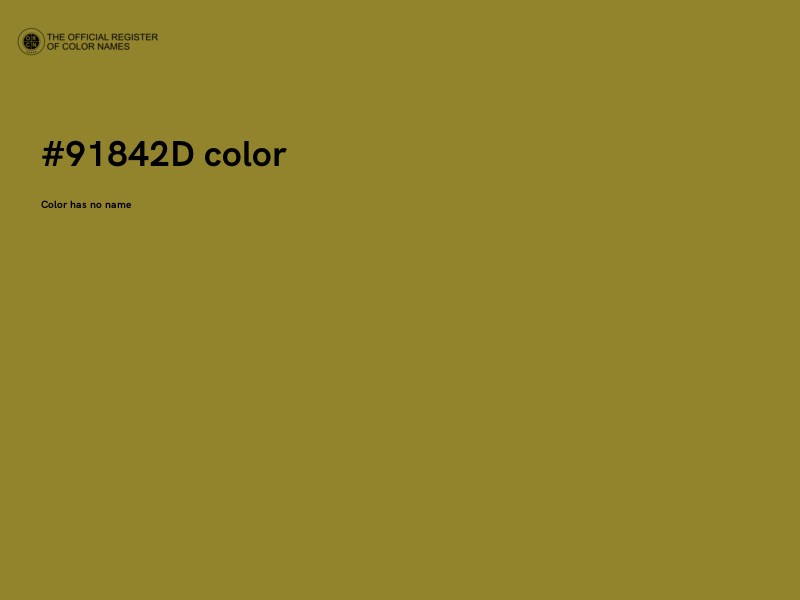 #91842D color image