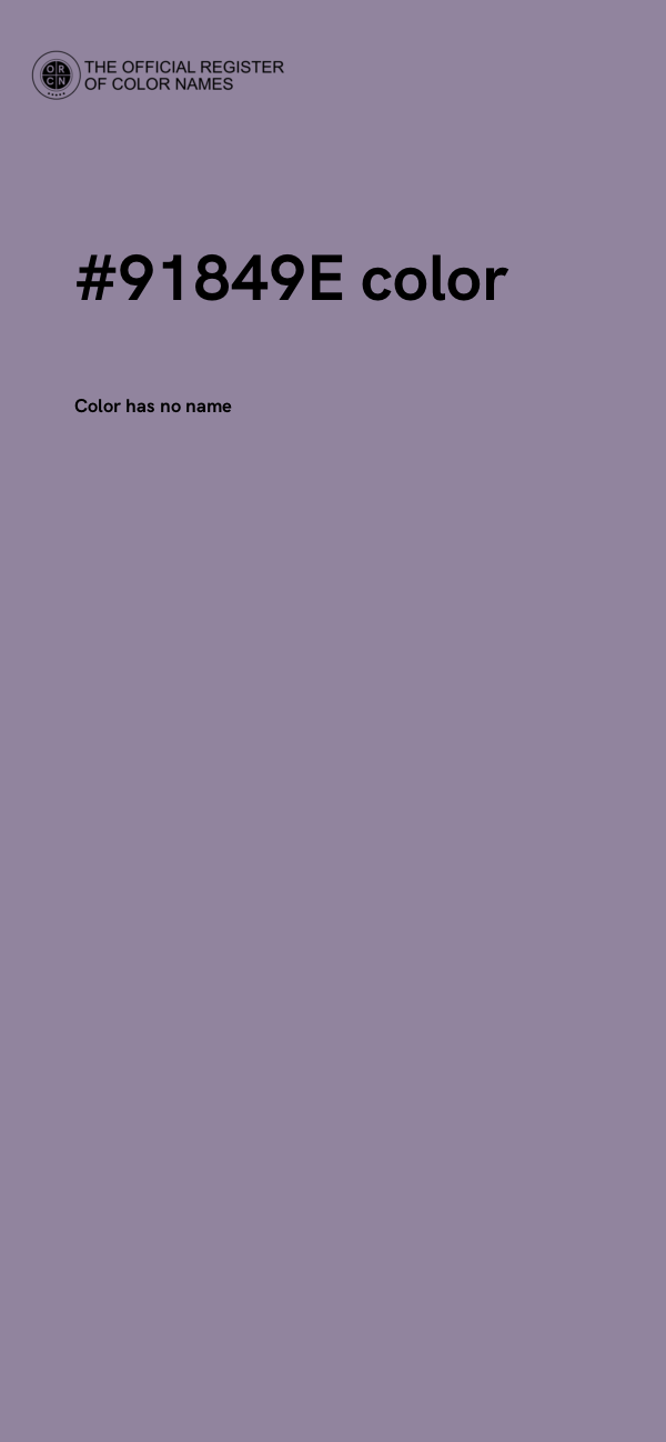 #91849E color image