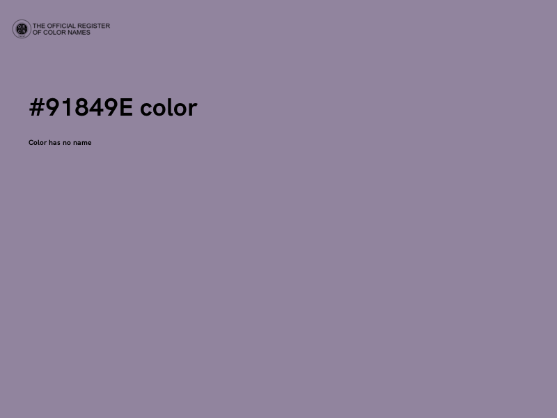 #91849E color image