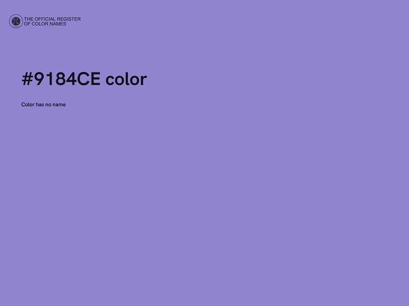 #9184CE color image