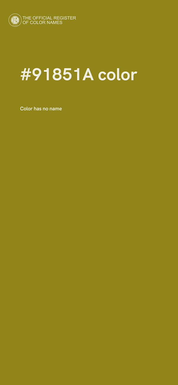 #91851A color image