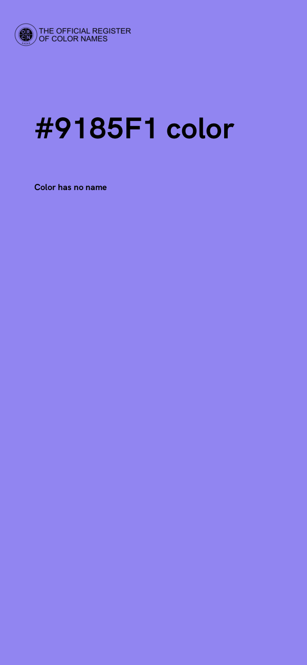 #9185F1 color image