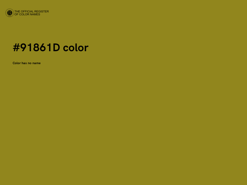 #91861D color image