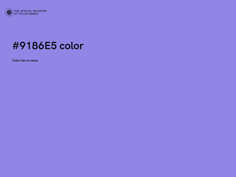 #9186E5 color image