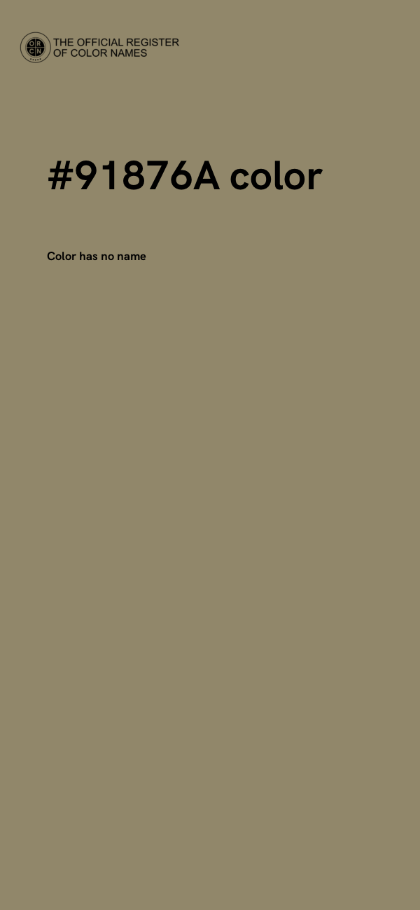 #91876A color image