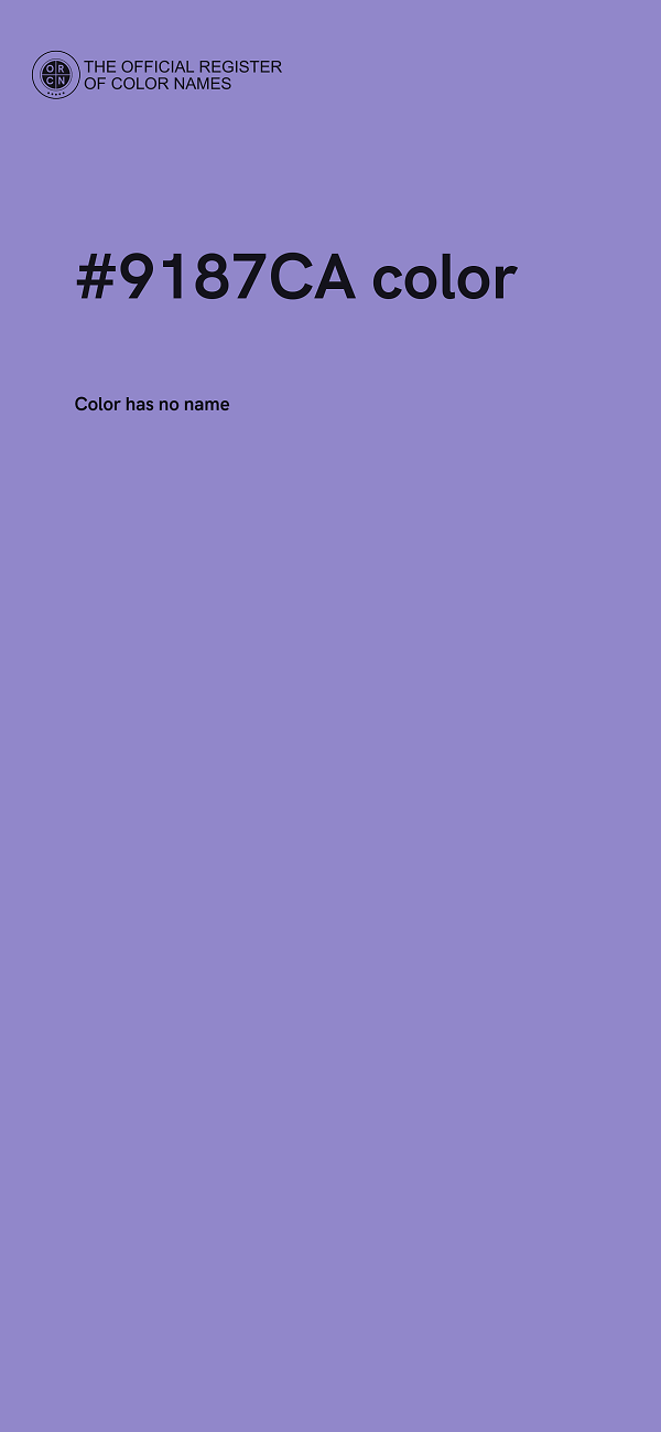 #9187CA color image