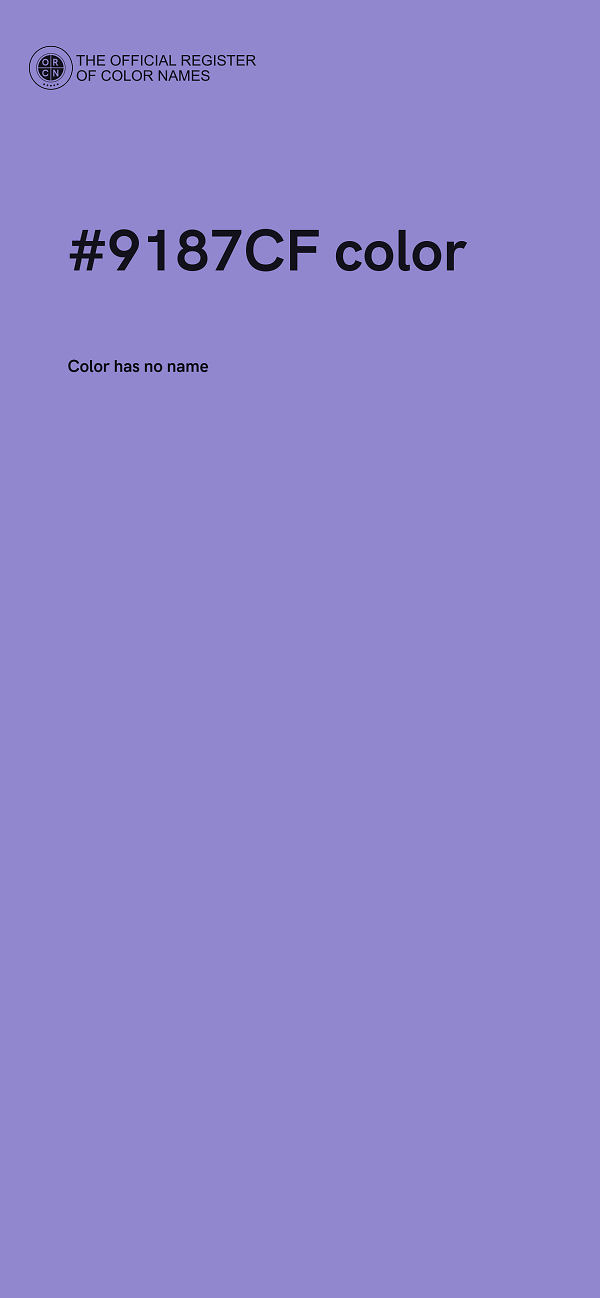 #9187CF color image