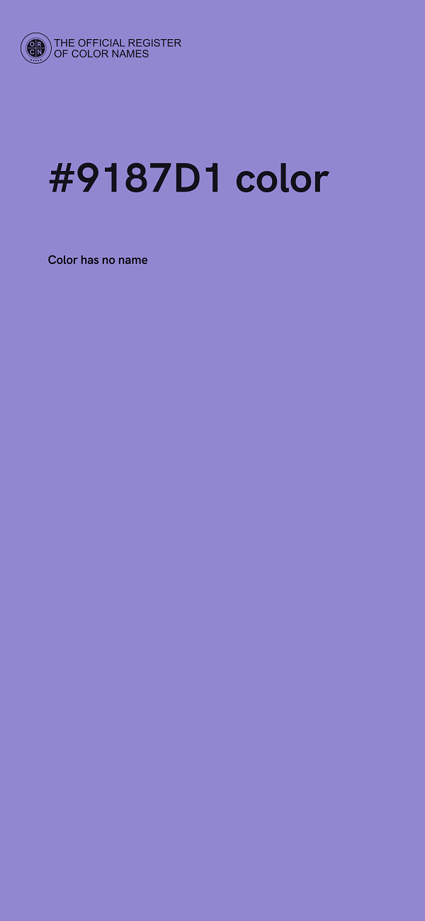 #9187D1 color image
