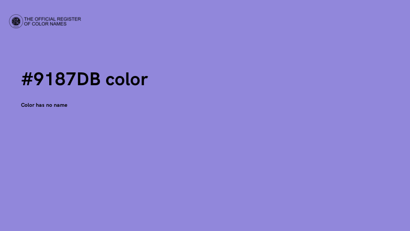 #9187DB color image