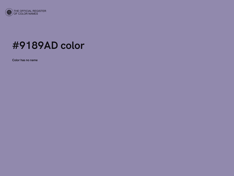 #9189AD color image