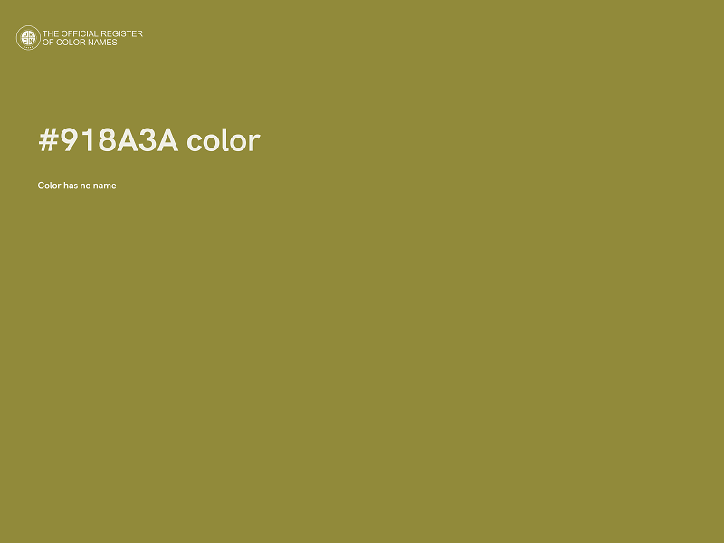 #918A3A color image