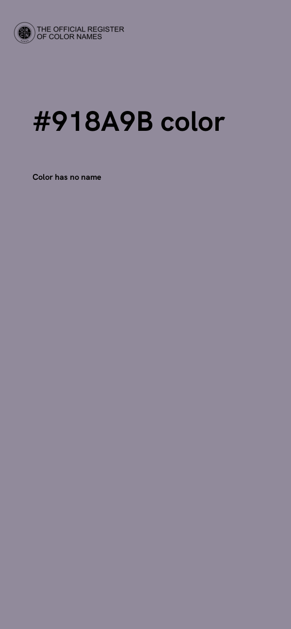 #918A9B color image
