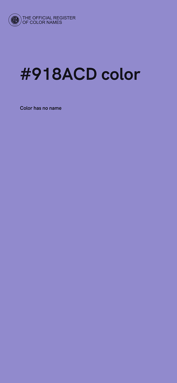 #918ACD color image